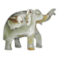 Onyx Elephant Decorative